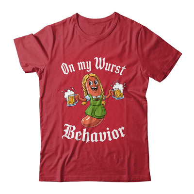 On My Wurst Behavior Oktoberfest German Funny Germany Women Shirt & Hoodie | siriusteestore