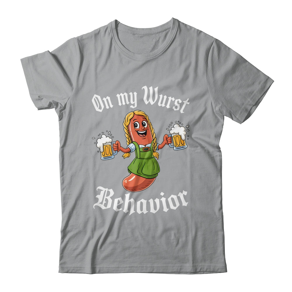 On My Wurst Behavior Oktoberfest German Funny Germany Women Shirt & Hoodie | siriusteestore