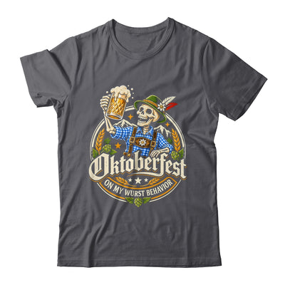 On My Wurst Behavior Oktoberfest Skeleton Beer Festival Shirt & Hoodie | siriusteestore