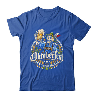 On My Wurst Behavior Oktoberfest Skeleton Beer Festival Shirt & Hoodie | siriusteestore