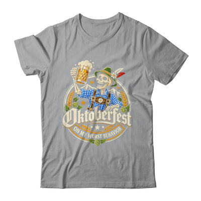 On My Wurst Behavior Oktoberfest Skeleton Beer Festival Shirt & Hoodie | siriusteestore