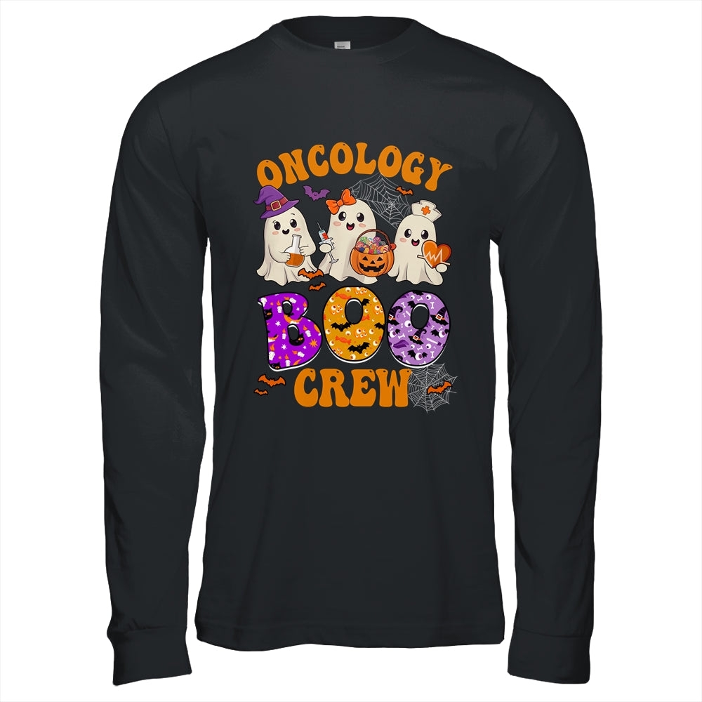 Oncology Boo Crew Funny Ghost Halloween Spooky Costume Nurse Shirt & Hoodie | siriusteestore