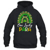 One Lucky Para St Patricks Day Cute Rainbow Leopard Shamrock Shirt & Hoodie | siriusteestore