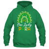 One Lucky Para St Patricks Day Cute Rainbow Leopard Shamrock Shirt & Hoodie | siriusteestore