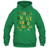 One Lucky School Librarian St Patricks Day Groovy Retro Shamrock Shirt & Hoodie | siriusteestore