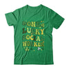One Lucky Social Worker St Patricks Day Groovy Retro Shamrock Shirt & Hoodie | siriusteestore