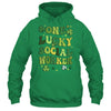 One Lucky Social Worker St Patricks Day Groovy Retro Shamrock Shirt & Hoodie | siriusteestore