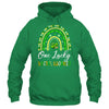 One Lucky Social Worker St Patricks Day Rainbow Leopard Shamrock Shirt & Hoodie | siriusteestore