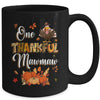 One Thankful Mawmaw Fall Leaves Autumn Grandma Thanksgiving Mug | siriusteestore