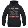 Only A Cool Dad Rides Motorcycles Biker Men Father's Day Shirt & Hoodie | siriusteestore