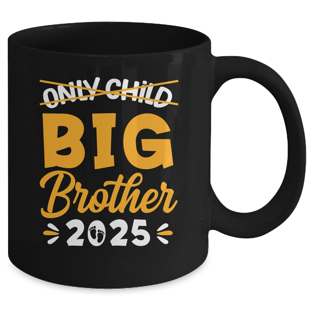 Only Child Big Brother 2025 Promoted To Big Brother Kids Mug | siriusteestore