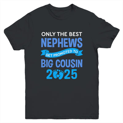 Only The Best Nephews Get Promoted To Big Cousin 2025 Youth Shirt | siriusteestore