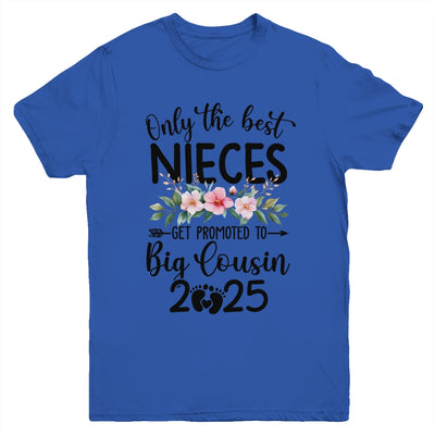 Only The Best Nieces Get Promoted To Big Cousin 2025 Youth Shirt | siriusteestore