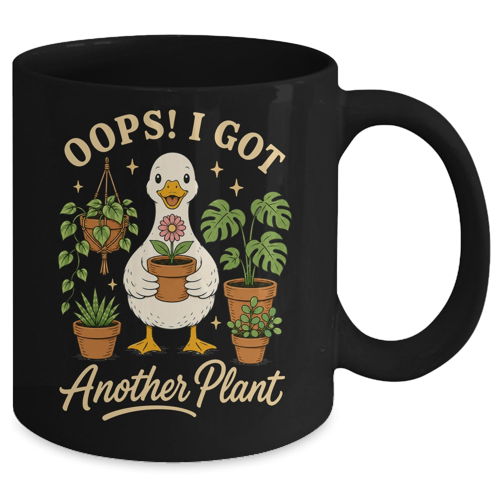 Oops I Got Another Plant Duck Goose Funny Plant Lover Mug | siriusteestore