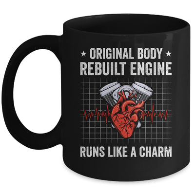 Open Heart Surgery Art Men Women After Transplant Recovery Mug | siriusteestore