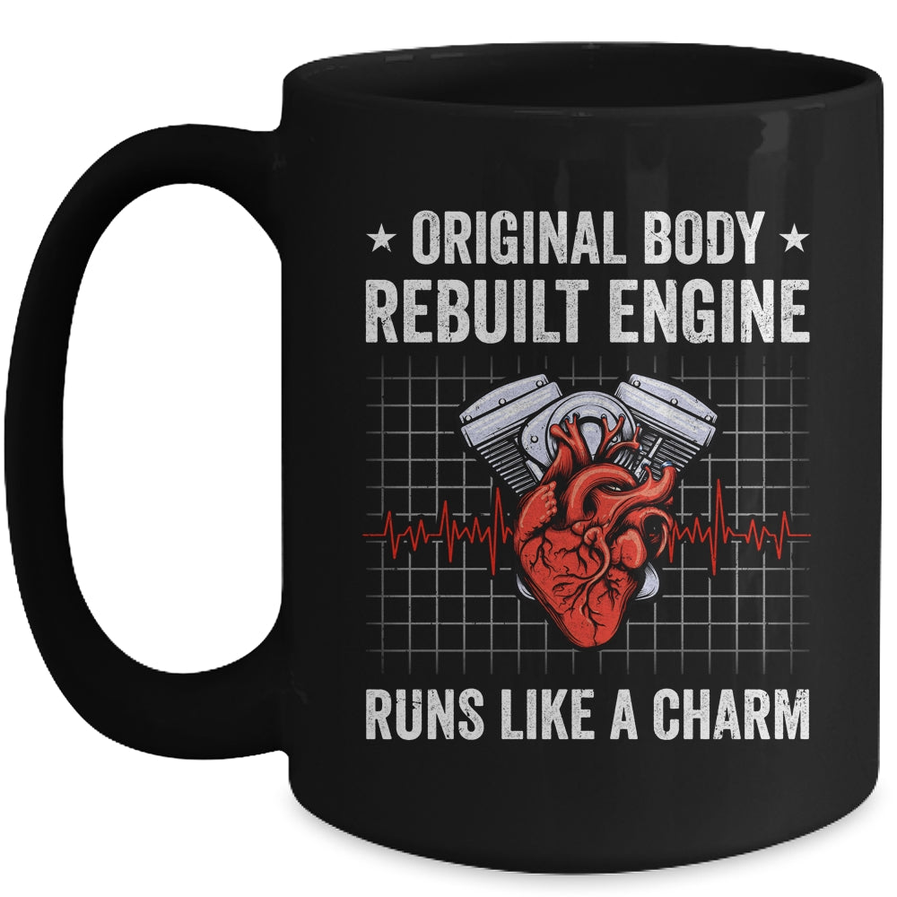 Open Heart Surgery Art Men Women After Transplant Recovery Mug | siriusteestore