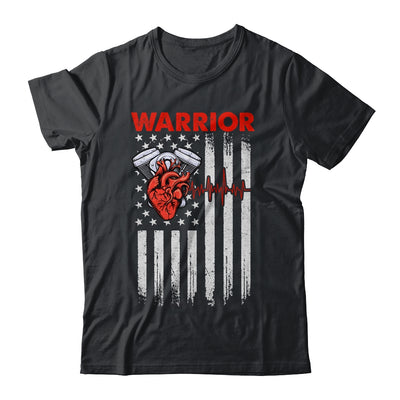 Open Heart Surgery Warrior For Men Women Survivor Flag Shirt & Hoodie | siriusteestore
