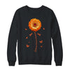 Orange Ribbon Flower Leukemia Awareness Blood Cancer Women Shirt & Sweatshirt | siriusteestore