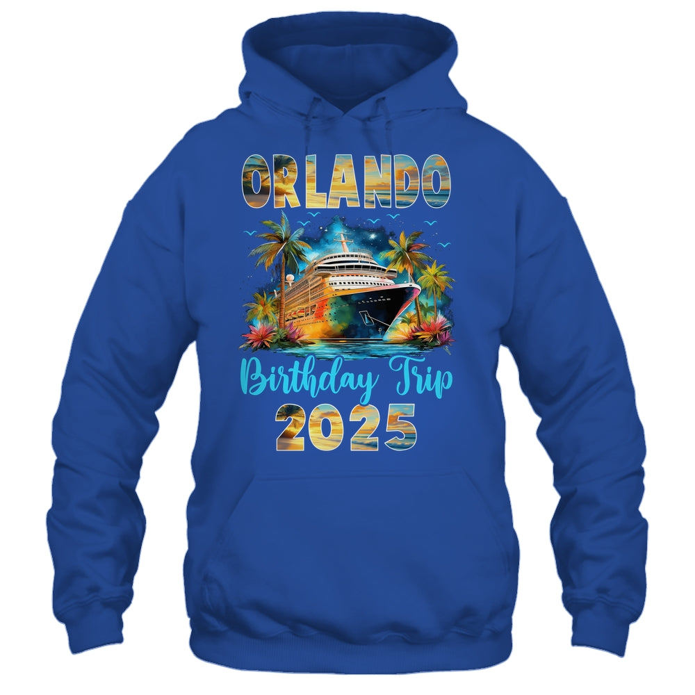 Orlando Birthday Trip 2025 Birthday Cruise Vacation Party Shirt & Tank Top | siriusteestore