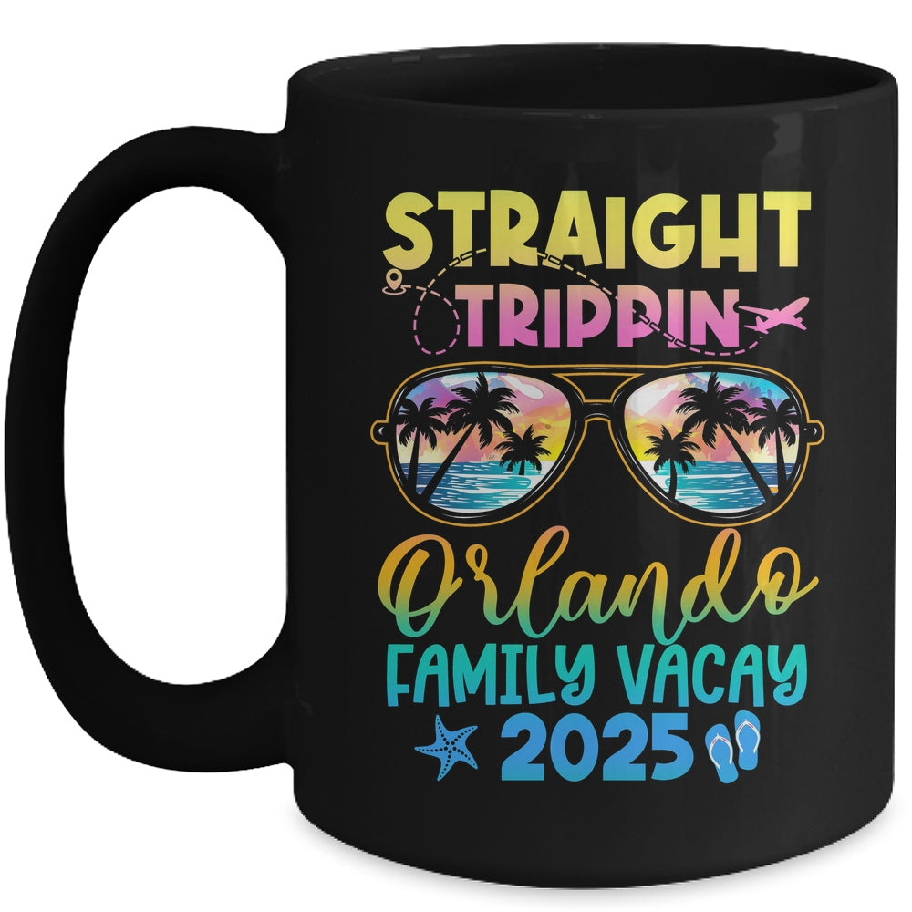 Orlando Family Vacay Vacation 2025 Straight Trippin Mug | siriusteestore