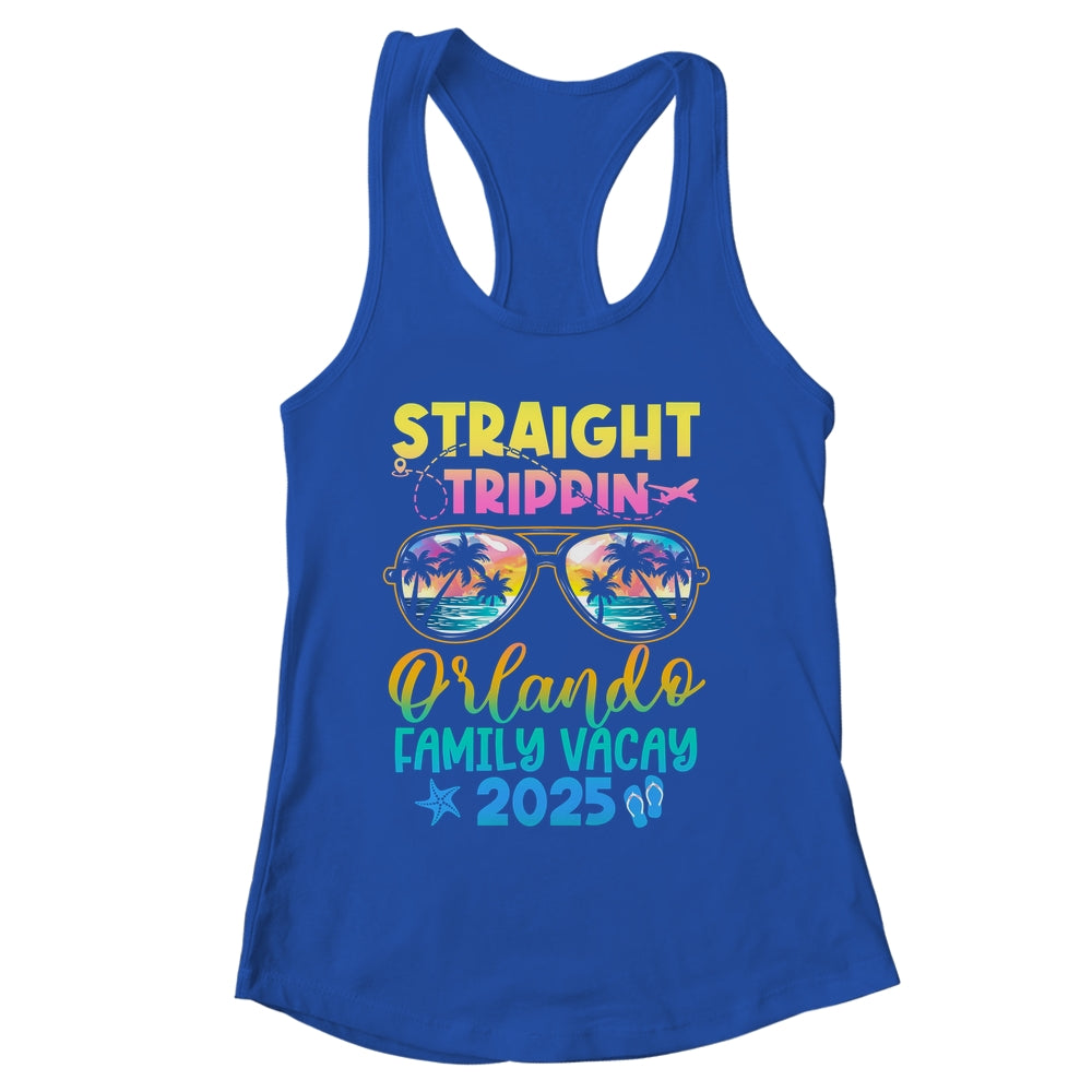 Orlando Family Vacay Vacation 2025 Straight Trippin Shirt & Tank Top | siriusteestore