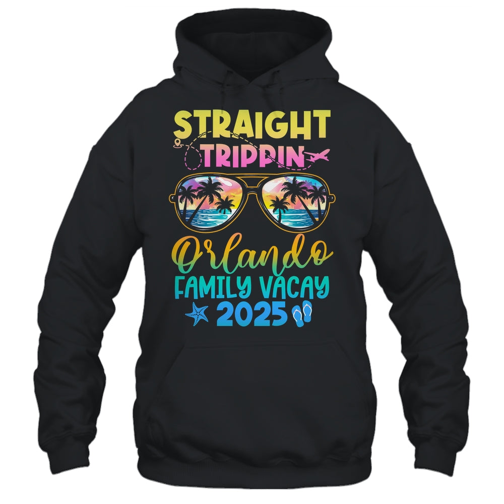 Orlando Family Vacay Vacation 2025 Straight Trippin Shirt & Tank Top | siriusteestore