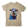 Otter Face Colorful River Sea Animal Art Lover Cute Black Shirt & Tank Top | siriusteestore