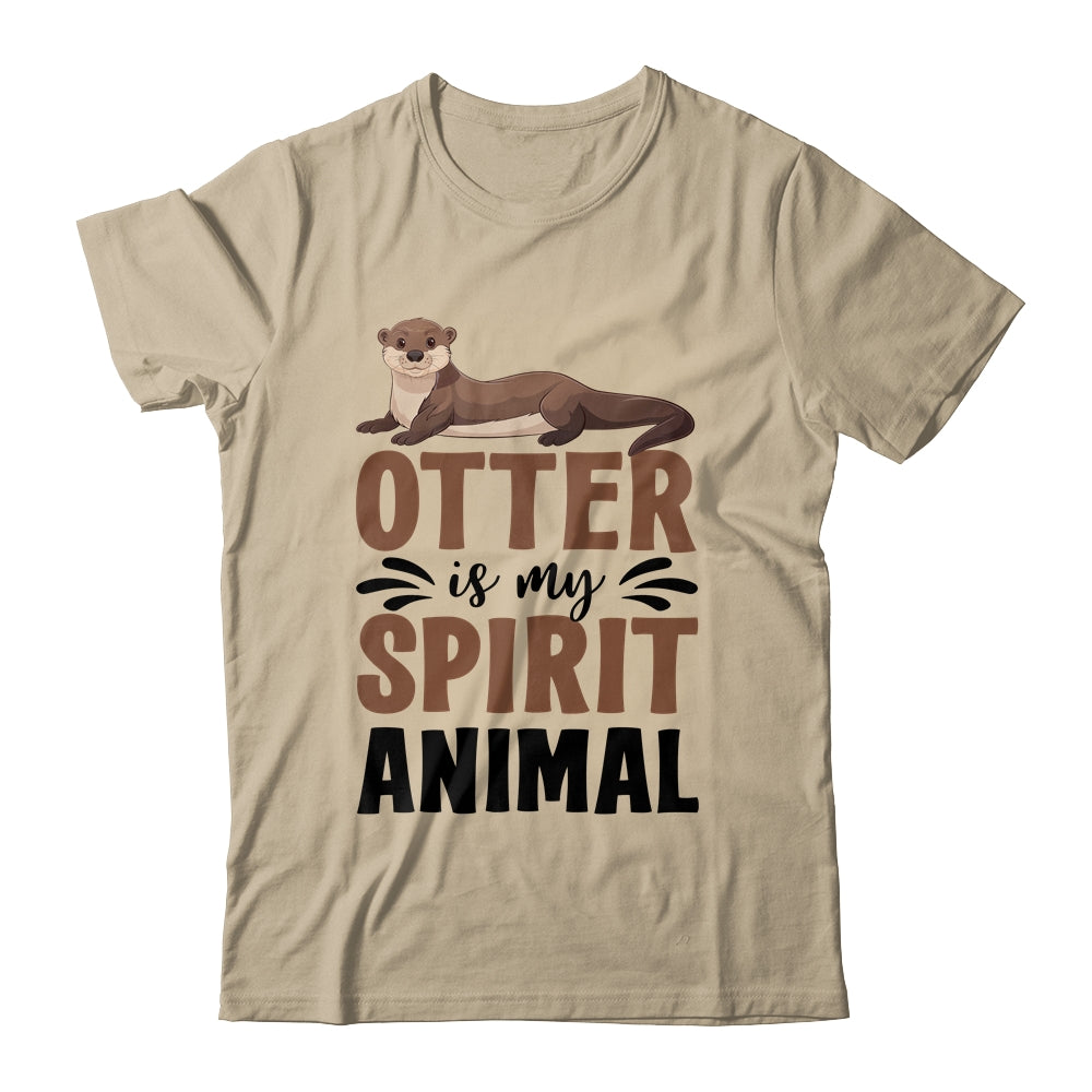 Otter Is My Spirit Animal Cute Otters Lover Girls Kids Boy Shirt & Tank Top | siriusteestore