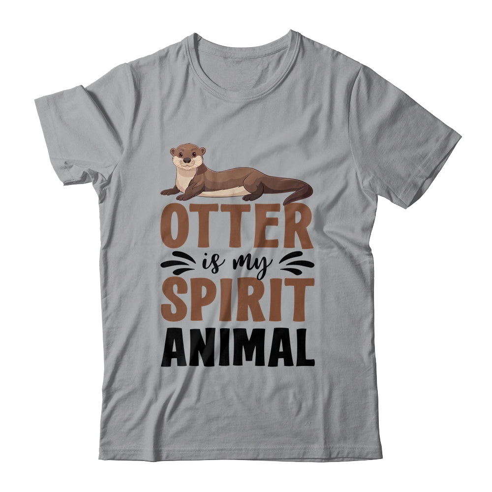 Otter Is My Spirit Animal Cute Otters Lover Girls Kids Boy Shirt & Tank Top | siriusteestore