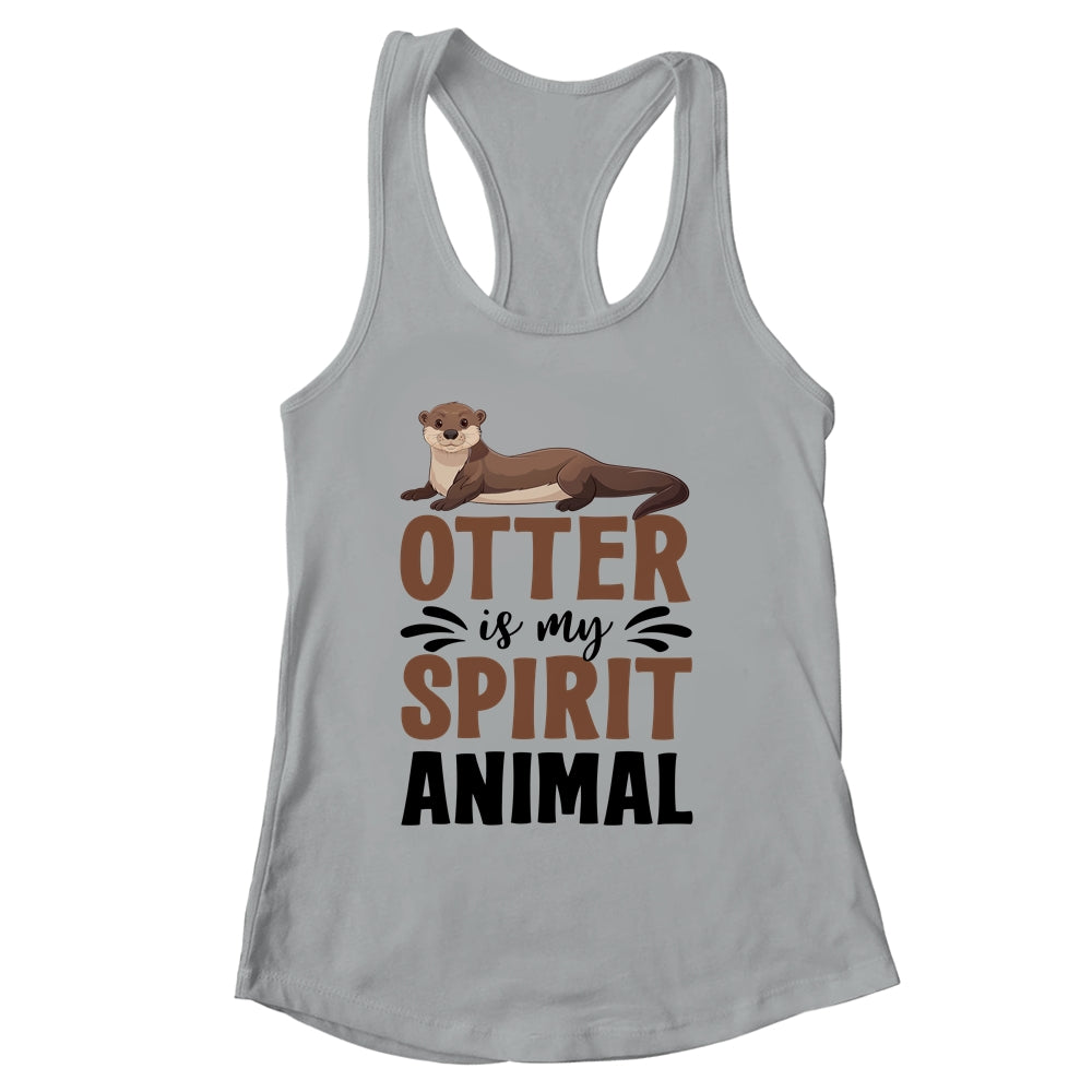 Otter Is My Spirit Animal Cute Otters Lover Girls Kids Boy Shirt & Tank Top | siriusteestore