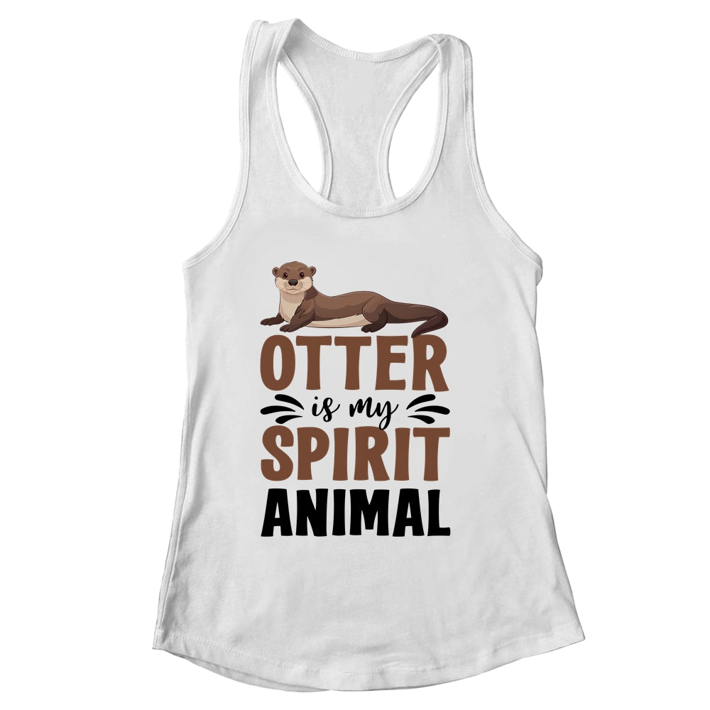 Otter Is My Spirit Animal Cute Otters Lover Girls Kids Boy Shirt & Tank Top | siriusteestore