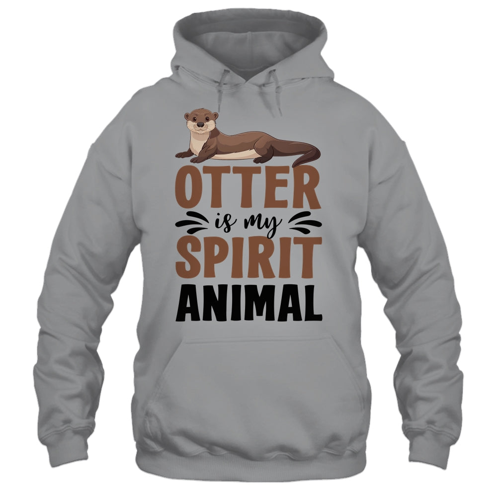 Otter Is My Spirit Animal Cute Otters Lover Girls Kids Boy Shirt & Tank Top | siriusteestore
