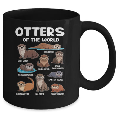 Otter Sea Animals Of The World Chibi Otter Lover Educational Mug | siriusteestore