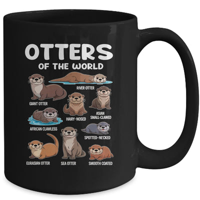 Otter Sea Animals Of The World Chibi Otter Lover Educational Mug | siriusteestore