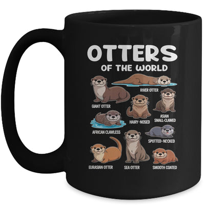 Otter Sea Animals Of The World Chibi Otter Lover Educational Mug | siriusteestore