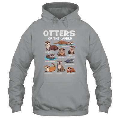 Otter Sea Animals Of The World Chibi Otter Lover Educational Shirt & Tank Top | siriusteestore