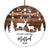 Our First Christmas Married Mr And Mrs 2025 Deer Christmas Tree For Wedding Newlywed Couple Christmas Tree Ornament | siriusteestore