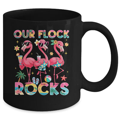 Our Flock Rocks Flamingo Summer Vacation Family Matching Mug | siriusteestore