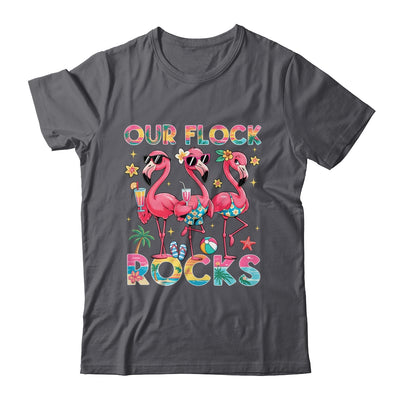Our Flock Rocks Flamingo Summer Vacation Family Matching Shirt & Tank Top | siriusteestore