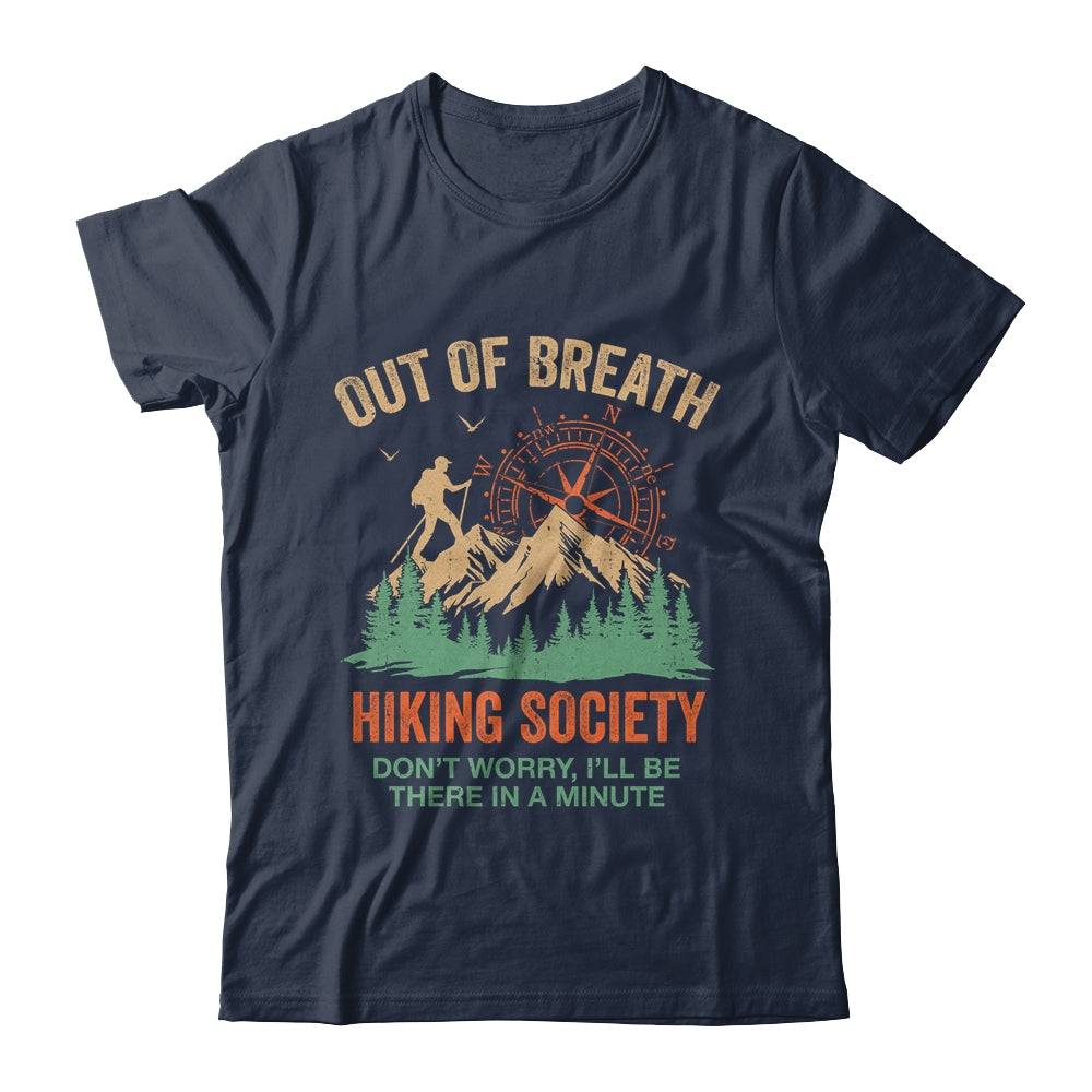 Out Of Breath Hiking Society For Men Women Hiker Nature Love Shirt & Tank Top | siriusteestore