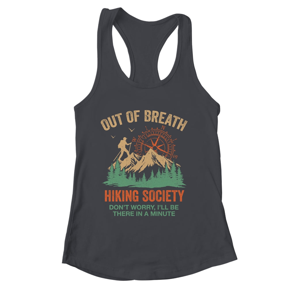 Out Of Breath Hiking Society For Men Women Hiker Nature Love Shirt & Tank Top | siriusteestore
