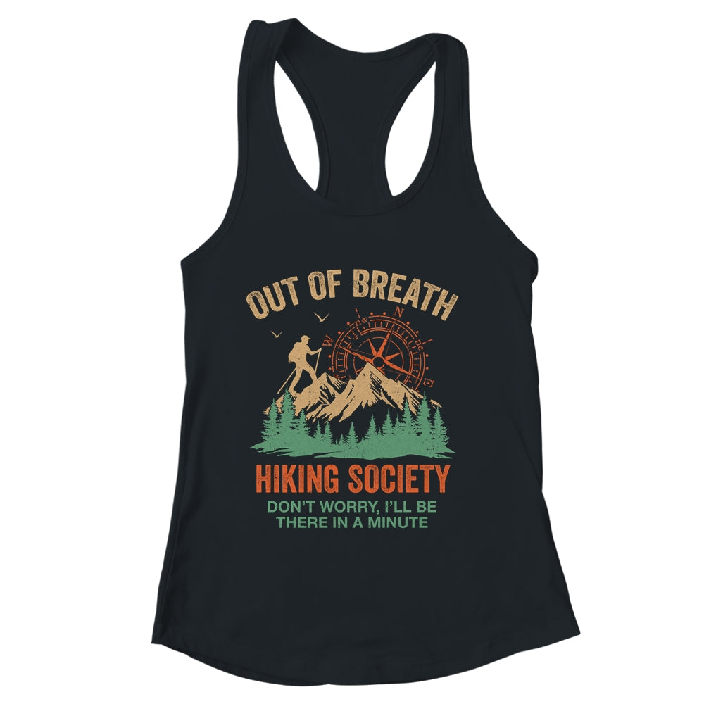 Out Of Breath Hiking Society For Men Women Hiker Nature Love Shirt & Tank Top | siriusteestore