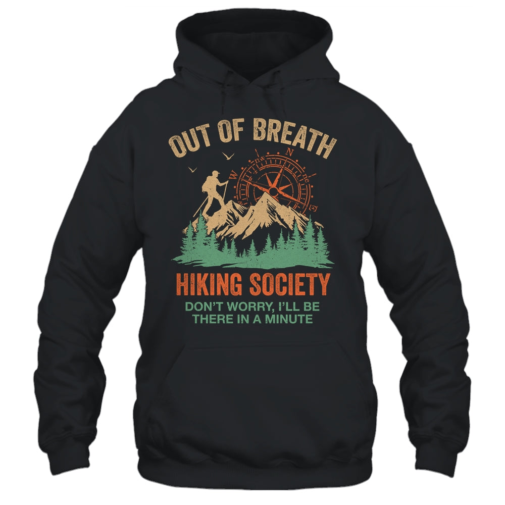 Out Of Breath Hiking Society For Men Women Hiker Nature Love Shirt & Tank Top | siriusteestore