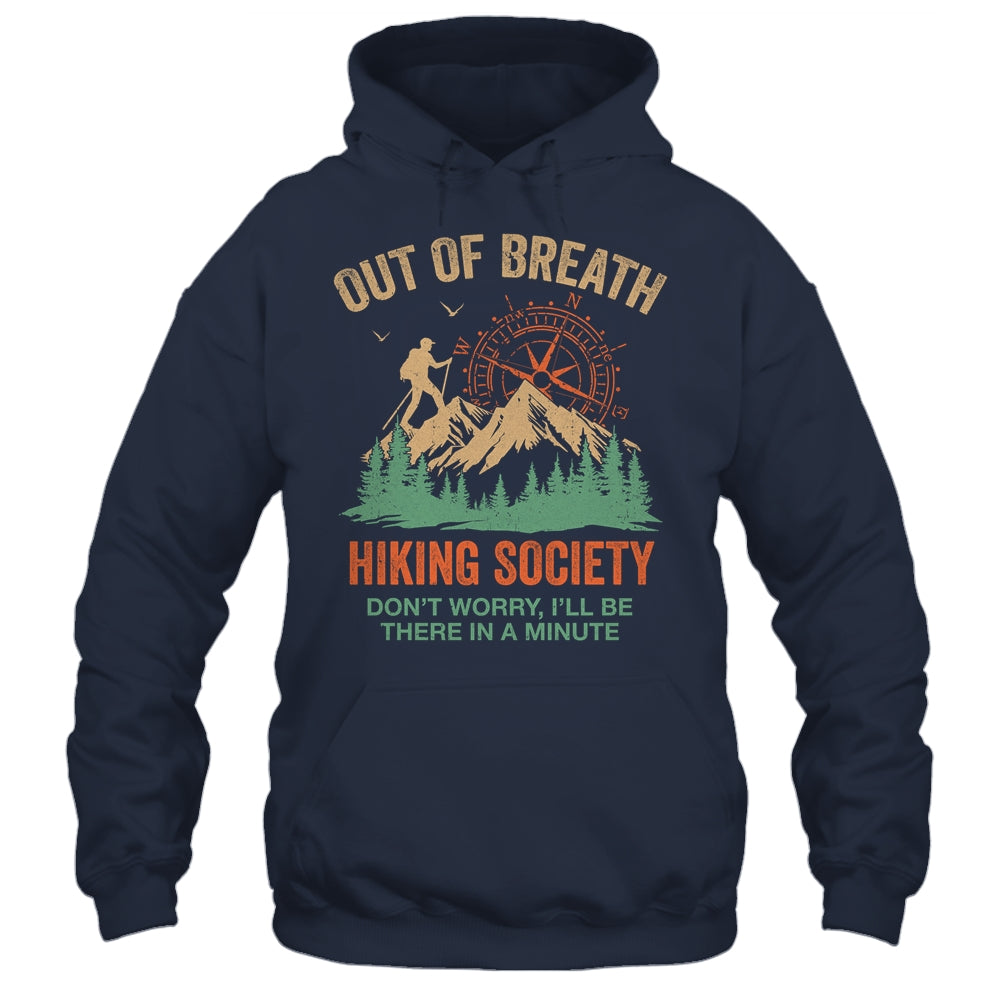 Out Of Breath Hiking Society For Men Women Hiker Nature Love Shirt & Tank Top | siriusteestore