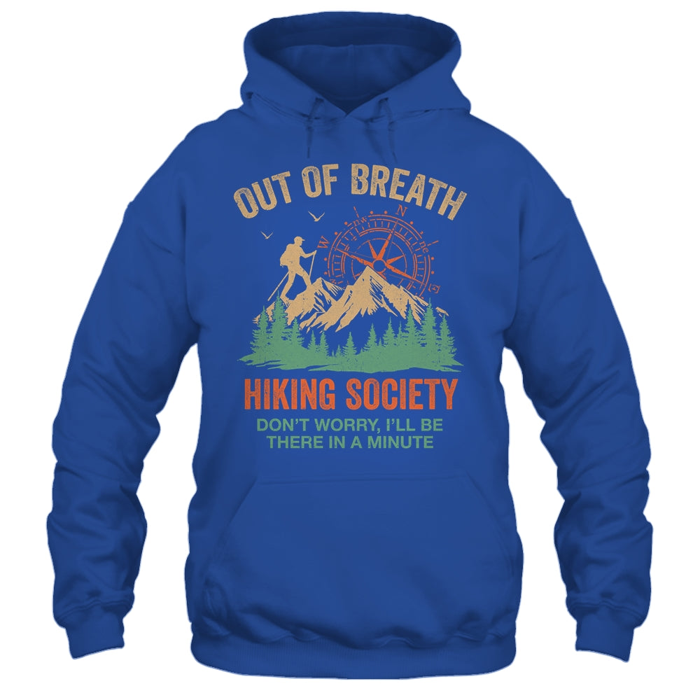 Out Of Breath Hiking Society For Men Women Hiker Nature Love Shirt & Tank Top | siriusteestore