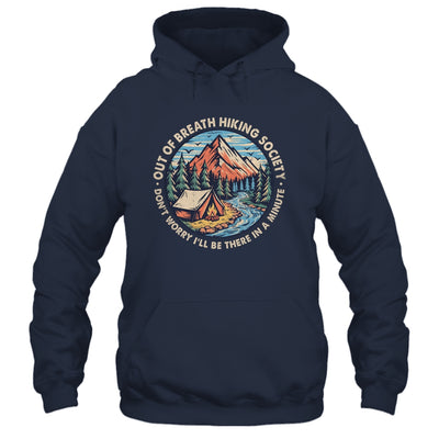 Out Of Breath Hiking Society Men Women Hiker Funny Outdoor Shirt & Tank Top | siriusteestore
