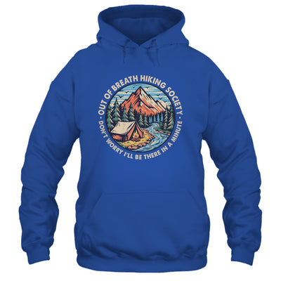 Out Of Breath Hiking Society Men Women Hiker Funny Outdoor Shirt & Tank Top | siriusteestore