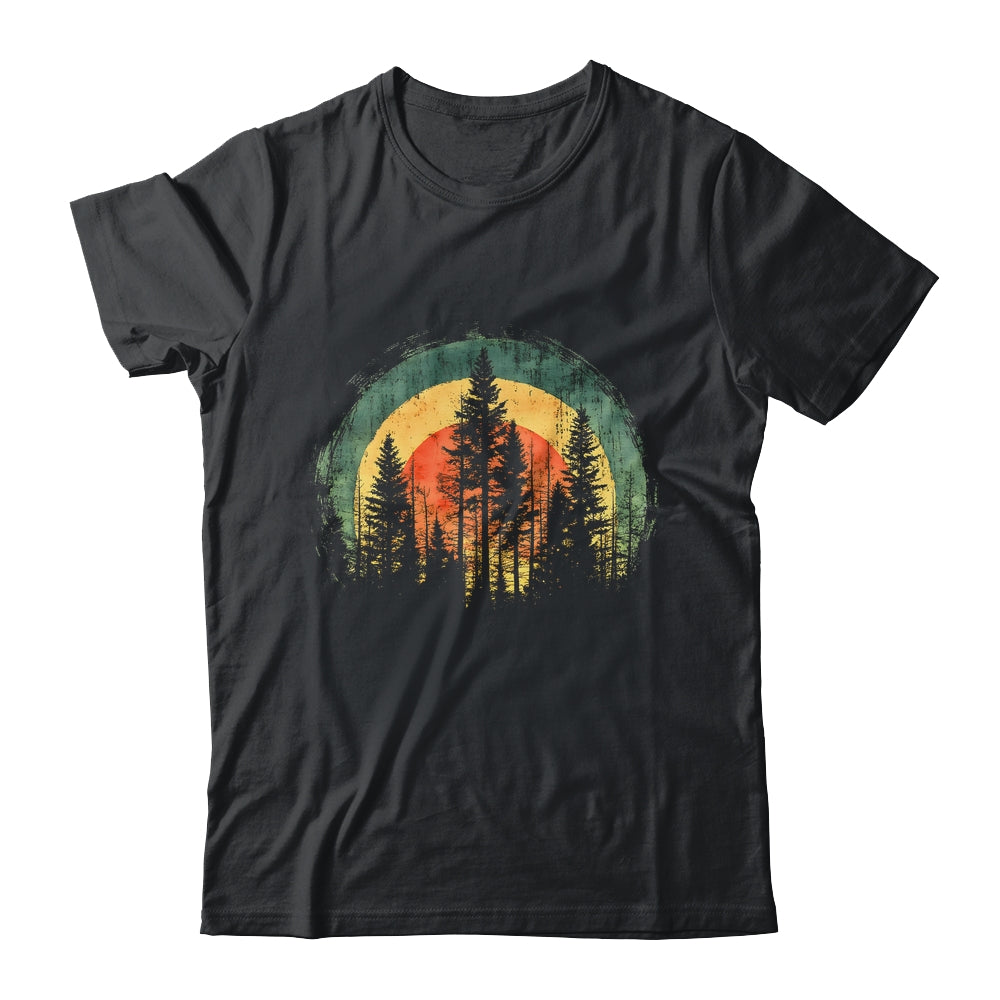 Outdoor Tree Nature Lover Vintage Wildlife Retro Forest Shirt & Hoodie | siriusteestore
