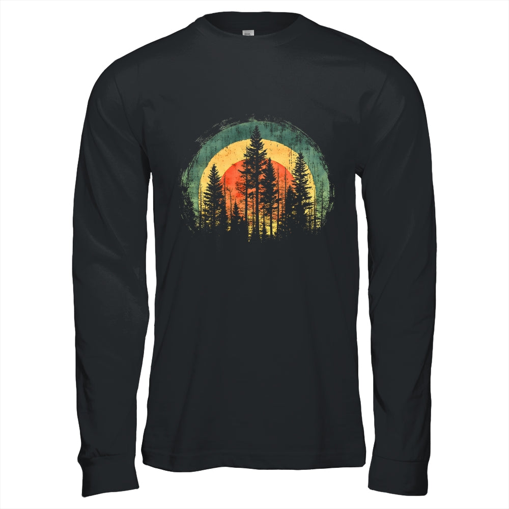 Outdoor Tree Nature Lover Vintage Wildlife Retro Forest Shirt & Hoodie | siriusteestore
