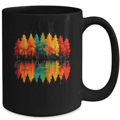 Outdoor Wildlife Abstract Nature Reflection Forest Trees Mug | siriusteestore